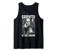 Skateur Le Skateur Frankenstein Gravity is The Enemy Skate Débardeur