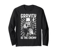 Skateur Le Skateur Frankenstein Gravity is The Enemy Skate Manche Longue