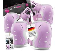 SKATEWIZ Kit de Protection Roller Enfant - Protection Skateboard Enfant, Adolescents et Adulte [6 pièces] avec Genouillères, Coudières et Protège-Poignets