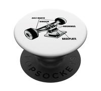 Skating Roues de skateboard patineurs skateuse Skateur PopSockets PopGrip Adhésif