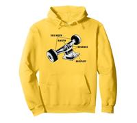 Skating Roues de skateboard patineurs skateuse Skateur Sweat à Capuche