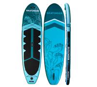SKATINGER Octupus Planche de paddle gonflable bleu - 3,3 m x 86,4 cm x 15,2 cm
