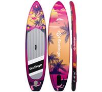 SKATINGER Planche de paddle gonflable 3,3 m x 86,4 cm x 15,2 cm - Violet Sunrise