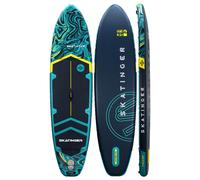 SKATINGER Planche de Paddle gonflable 350 × 89 × 15 cm - Prana bleu foncé
