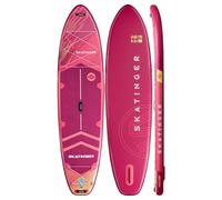SKATINGER Planche de Paddle gonflable 350 × 89 × 15 cm - Prana rouge
