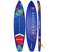 SKATINGER Planche de paddle gonflable 350 x 81 x 15 cm - Bleu interstellaire