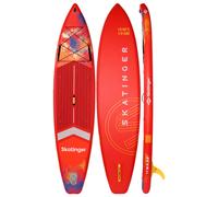 SKATINGER Planche de paddle gonflable 350 x 81 x 15 cm - Rouge interstellaire
