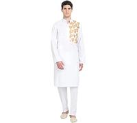 SKAVIJ Kurta Pyjama - Robe De Soirée De Mariage - Costume pour Homme