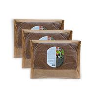 Skaza Bokashi Organko Activateur de Compost EM, 3X 1 kg | Micro-Organismes Efficaces, Pour Déchets de Cuisine, Composteur, Engrais Naturel