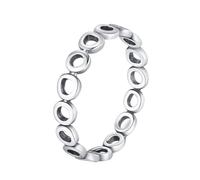 Skcess Alliances en or blanc 9 K/14 carats, cercles irréguliers simples pour femme, 52 (16,6), Métal précieux, Aucune pierre précieuse