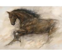 skdhlifpj Papier Peint Panoramique 3d Cheval Animal 200cmx140cm Caractère Moderne Peint À La Main Prairie Cheval Salon Chambre Adulte Enfant Décoration Tapisserie Murales Mural