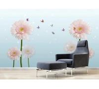 skdhlifpj Papier Peint Panoramique 3d Compositions Florales D'Un Blanc Pur 400cmx280cm Bouquet De Chrysanthèmes Blancs Composition Florale Salon Chambre Adulte Enfant Décoration Tapisserie Murales Mu