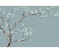 skdhlifpj Papier Peint Panoramique 3d Crayon Fleurs Oiseaux 200cmx140cm Grands Arbres Rétro En Noir Et Blanc De Style Chinois Salon Chambre Adulte Enfant Décoration Tapisserie Murales Mural