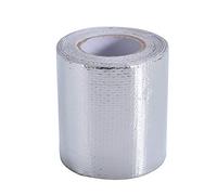 Skdvy Echappement Ruban Isolant Collecteur 1 Rouleau 5m * 5 cm Voiture Moto Tuyau en Fibre de Verre Bouclier Thermique Auto-adhésif Feuille réfléchissante Bande Isolant Thermique Bande d'échappement