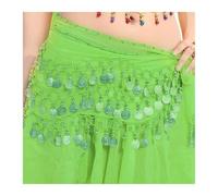 Skdvy Foulard Danse Orientale avec PièCes, Écharpe de Hanche de Danse du Ventre for Femmes, Ceinture Ajustable for Jupe de Danseuse, pièces de Monnaie, chaîne de Taille, Paillettes, Glands(11)