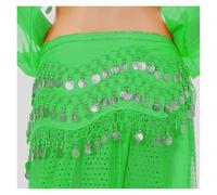 Skdvy Foulard Danse Orientale avec PièCes, Écharpe de Hanche de Danse du Ventre for Femmes, Ceinture Ajustable for Jupe de Danseuse, pièces de Monnaie, chaîne de Taille, Paillettes, Glands(13)