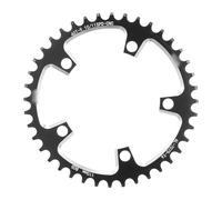 Skdvy Plateau étroit Large,Plateau Vélo Route Chaîne à Dents Larges étroites 110BCD for vélo VTT 36T-58T Pignon, manivelle, Couronne et manivelle Pièces et Accessoires 110 BCD(40T Black and Screw)