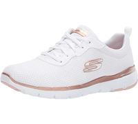 SKEAJ|#Skechers 13070 , (White Mesh/Rose Gold Trim Wtrg), 6.5 (39.5 EU) EU