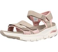 Sandale - nu-pieds Femme SKECHERS 136692 Marron - Talon Compensé 2cm - Boucle de serrage 41