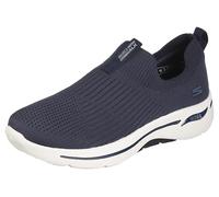 Skechers Femme GO Walk Arch FIT Iconic Sneaker, Navy Textile/Trim, 39.5 EU