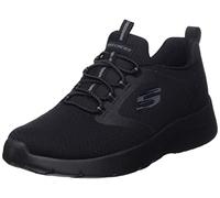 Skechers 149693 Bbk Baskets Femme, Black Mesh Trim, 43 EU