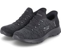 Skechers 149937 BBK SLIP-INS Baskets/ Slip-On Sneaker Femmes DAZZLING HAZE Noir Textile Taille : 40½