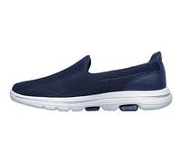 Skechers 15901W Femme Baskets, Bleu (Blue Textile/Trim NVW), 38.5 EU