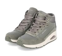 Skechers 177181 OLV Bottes à lacets en cuir et synthétique pour femme Vert, vert, 42 EU