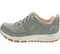 Skechers 180061 OLV Trekking Low Cut pour Femme, Bordure en Maille de Cuir Olive Rose Clair, 38 EU
