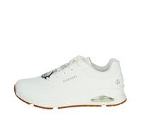 Skechers 200054ec Wht, Baskets Homme, White Synthetic,43 EU