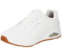 Skechers 200054ec Wht, Baskets Homme, White Synthetic,45 EU