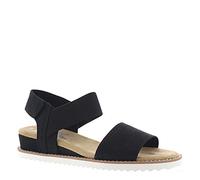 Skechers Femme Desert Kiss Sandales Bride Cheville, Noir (Black Blk), 36 EU