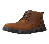 Skechers Baskets Noires 204670 pour Homme, Cuir Brun foncé, 43 EU