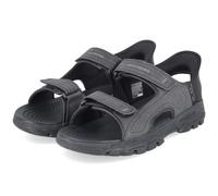 SKECHERS 205289 - Sandales de sport à orteils lâches pour homme - Coupe décontractée, BBK, 43 EU