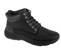 Skechers 205333 BBK Bottes à lacets en cuir et synthétique pour homme Noir, Noir , 42.5 EU