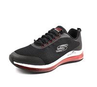Skechers 232036 Homme Baskets, Bleu (Black Mesh/Red Synthetic Trim BKRD), 42 EU