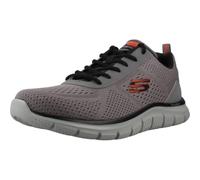 Skechers Baskets Track-Leshur Homme Anthracite/Orange 44 EU