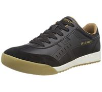 Skechers 237350 BLK, Basket Homme, Noir Leather/Noir Trim, 40 EU