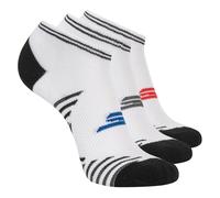 Skechers 3 Pack hommes's Performance Low Cut Running Chaussettes en Blanc, Pointure Grand