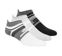 Skechers 3 Pack Wohommes's Performance Low Cut Running Heel Tab Chaussettes en Blanc/Gris, Pointure Moyen