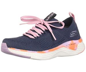 Skechers 302040L-NVMT_38, Baskets, Chaussures de Sport, Navy,