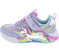 SKECHERS Baskets 'Unicorn Chaser' turquoise / jaune / lavande / rose clair, Taille 28