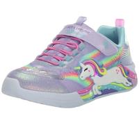 SKECHERS Baskets 'Unicorn Chaser' turquoise / jaune / lavande / rose clair, Taille 33