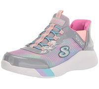 Skechers 303514l Gymt Basket Fille, Garniture Multiple en Filet Gris, 31 EU