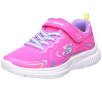 Skechers 303520L PKMT Basket, Pink Mesh/Multi Trim, 36 EU