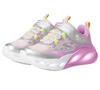Skechers S-Lights: Cosmic Glow Chaussures Moyen Width en Argent, Pointure 24