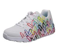 Skechers Baskets basses enfant filles UNO LITE GOLDCROWN SPREAD THE LOVE Blanc 30