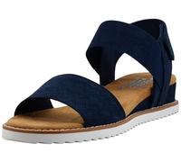 Skechers Femme 31440-NVY_37 Sandales d'extérieur, Bleu Marine