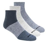 Skechers 3pk Qtr Colorbloc S118998-BLU, chaussettes pour homme, multicolores, 41-46 EU, multicolore, 41