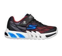 Skechers 400103l BKRD Basket, Bordure en Maille synthétique Noire, Rouge et Orange, 27.5 EU